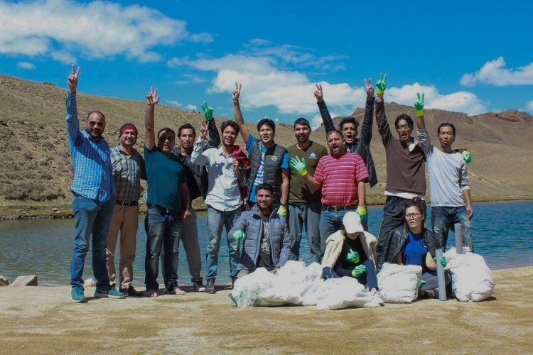 Pradeep Sangwan , trash, Himalayas, plastic, glass bottles Pradeep Sangwan , trash, Himalayas, plastic, glass bottles