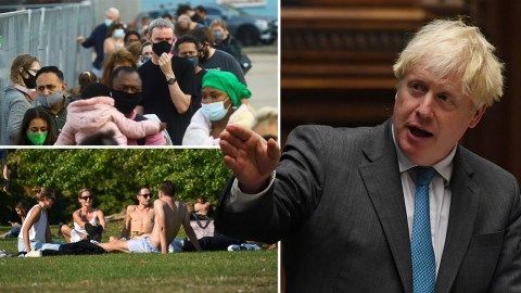 Second Mound, pandemic, UK Prime Minister Boris Johnson, UK, Covid cases