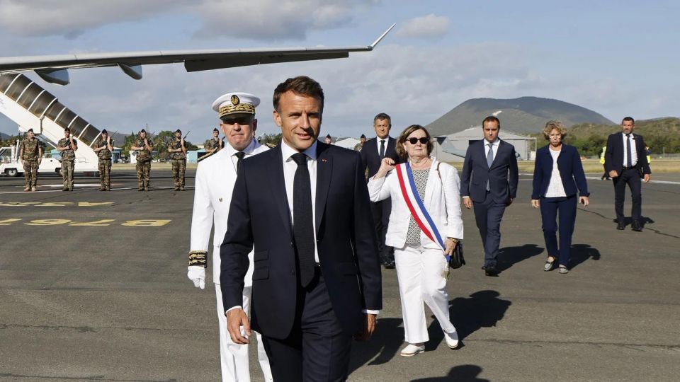 Macron describes the New Caledonia insurrection as unprecedented., Macron, PARIS Macron describes the New Caledonia insurrection as unprecedented., Macron, PARIS