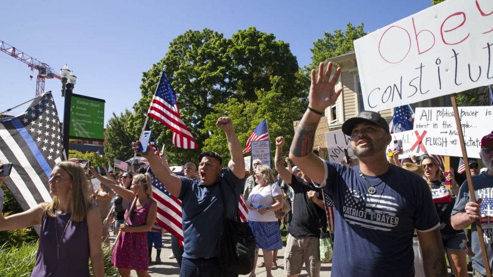 :Facebook &bull;,  Joey Gibson,  Kenosha Guard,  Patriot Prayer Pages,  The Bid To End