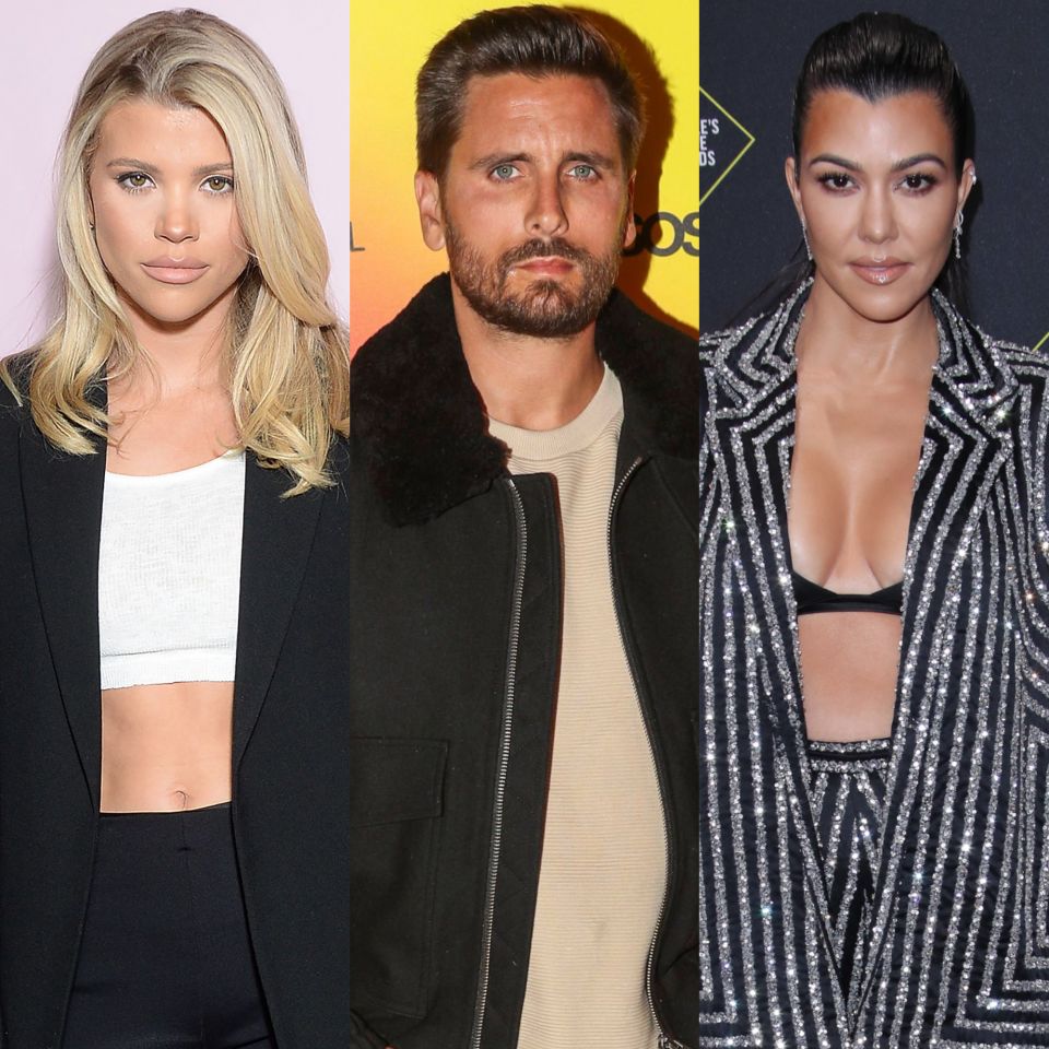 Kim Kardashian,  Kourtney Kardashian,  Scott Disick,  Scott split with Sofia Richie,  Sofia Richie,  The Kardashians