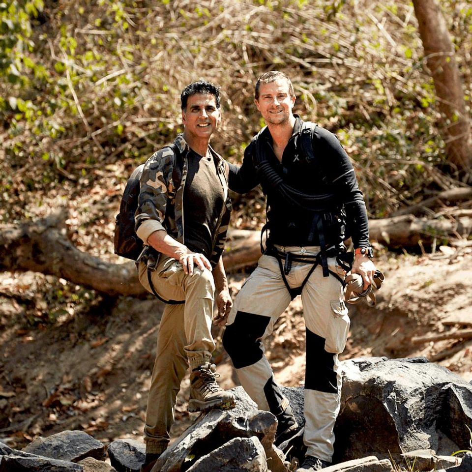 The Wild, Akshay Kumar, Bear Grylls, tv show, episode The Wild, Akshay Kumar, Bear Grylls, tv show, episode