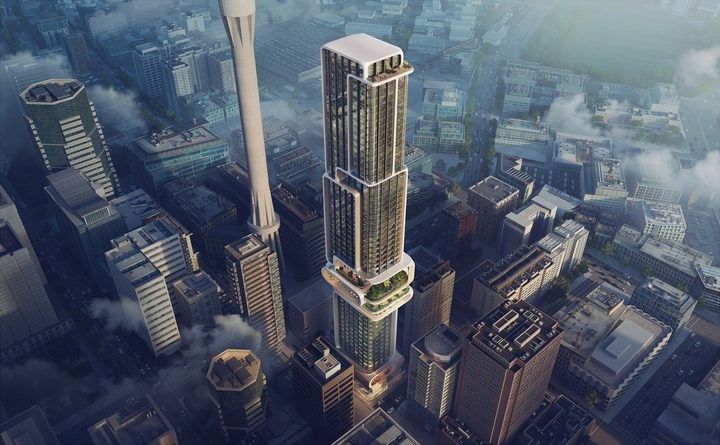 Daredevils 'Placed Lives At threat' Scaling Auckland's Sky Scrapper., $forty million, Liz Scott, under-production Pacifica, mountaineering the Pacifica, second tallest in Auckland at 178 metres Daredevils 'Placed Lives At threat' Scaling Auckland's Sky Scrapper., $forty million, Liz Scott, under-production Pacifica, mountaineering the Pacifica, second tallest in Auckland at 178 metres