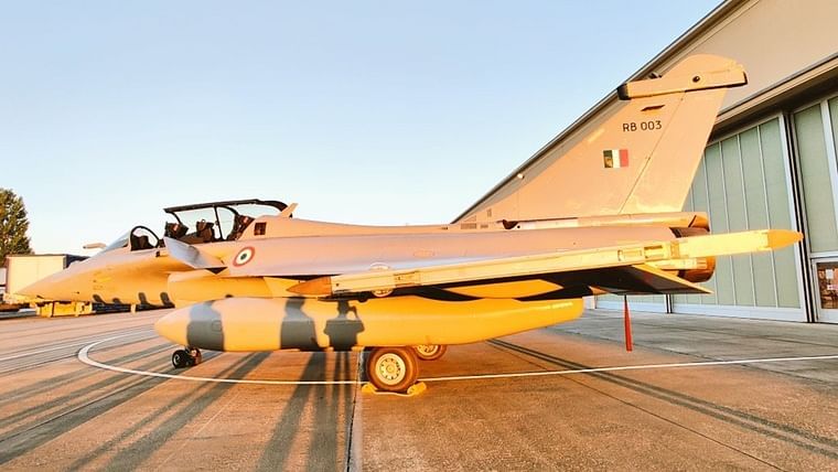 Rafales Welcomed: Rajnath Invites Rafales Says 'Winged Creatures Have Entered Indian Airspace', Ambala Cantonment,  Indian Air Force (IAF), Minister Rajnath Singh , Rafale, Rafale jet, 5 Rafale reached india, Rafale aircraft, Happy Landing in Ambala