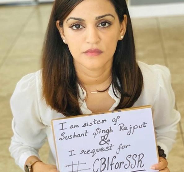 Sister: Urges All To Join Global 24-hr Prayer, Supreme Court,  Mumbai Police, Sushant's family', Shweta Singh Kirti, Sushant Singh Rajput,  CBI Probe,  Rhea Chakraborty, justice for ssr, cbi for ssr