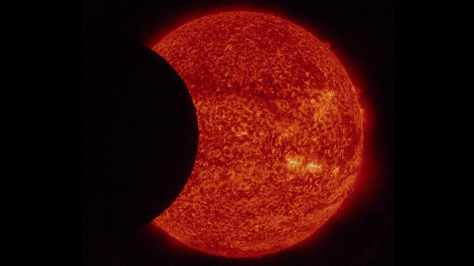 Solar eclipse, Cosmic, earth, atmosphere, rare
