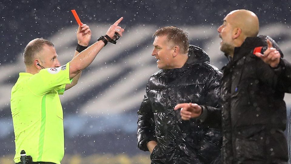 Dean Smith , Sports, Game, Manchester, handball Dean Smith , Sports, Game, Manchester, handball