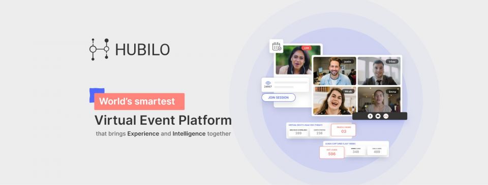 virtual conference platform, online conference platform, virtual conference room, Hubilo - Shortlisted in the Renowned Event Technology Awards 2020, Hubilo