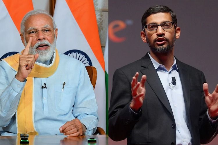 Atma Nirbhar Bharat, Prime Minister Narendra Modi , Google, Google CEO Sundar Pichai, PM Modi, TikTok ban, entrepreneurs, billion, Android, 75 thousand crores Atma Nirbhar Bharat, Prime Minister Narendra Modi , Google, Google CEO Sundar Pichai, PM Modi, TikTok ban, entrepreneurs, billion, Android, 75 thousand crores