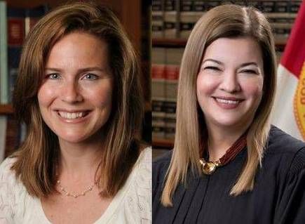 donaldtrump,  ginsberg,  womanforSCjudje, Mitch McConnell, Joe Biden