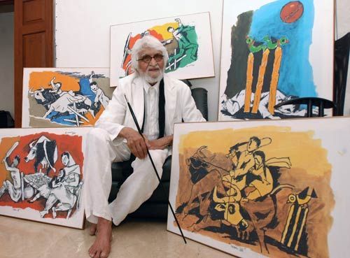 MF Hussain, Maqbool Fida Husain , Maqbool Fida Husain painting, Artist Maqbool Fida Husain , Artist MF Hussain, MF Hussain Paintings , MF Hussain Artist