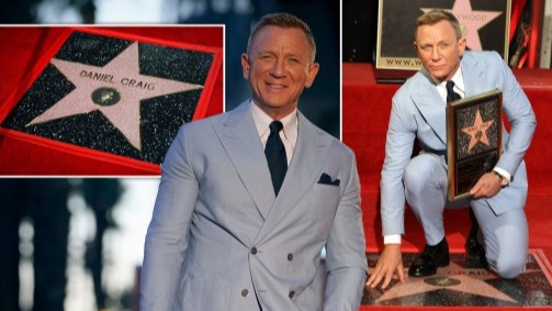 Daniel Craig , James Bond , Hollywood Walk Of Fame, Michael Wilson ,  Barbara Broccoli
