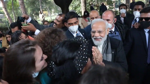 Prime Minister Modi, Modi in Italy, Shiv Tandava, Gujarati ,  World Economic Engine