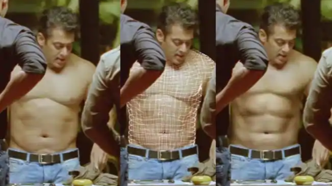 Salman Khan's surprise appeared, VFX, Tiger Zinda Hai, black T-shirt,  jacket