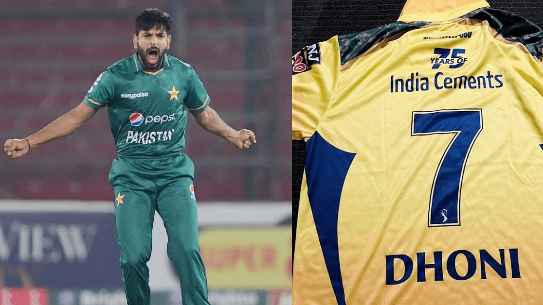 MS Dhoni, Haris Rauf, Indian Cricketer, Pakistani Bowler, Mahendra Singh Dhoni, Jersey '7', Captain Cool Dhoni