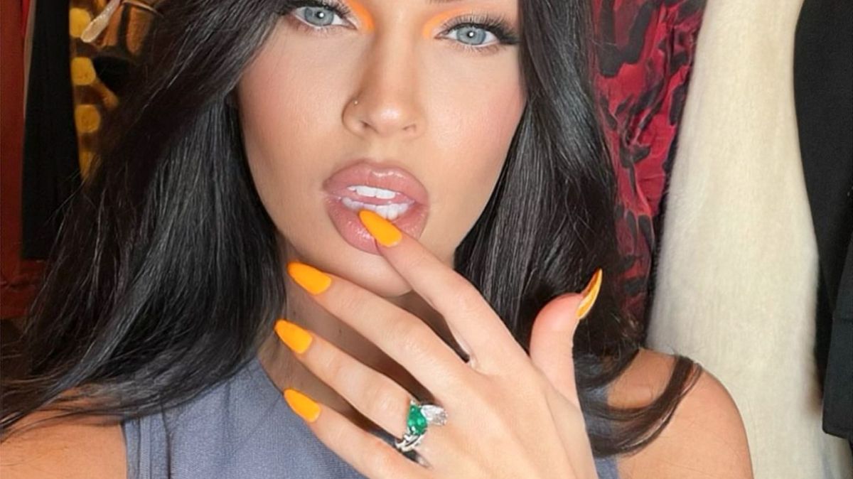 Megan Fox Shows Off Her Euphoria-Inspired Glam and Her Engagement Ring