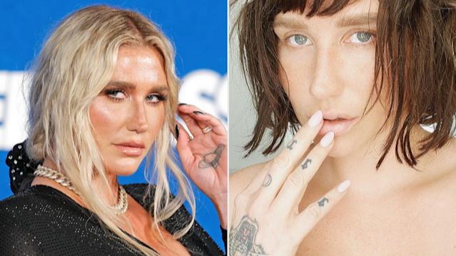 Kesha Wore a Sheer Black Mesh Dress With a Thong and Nothing Else—See Pic