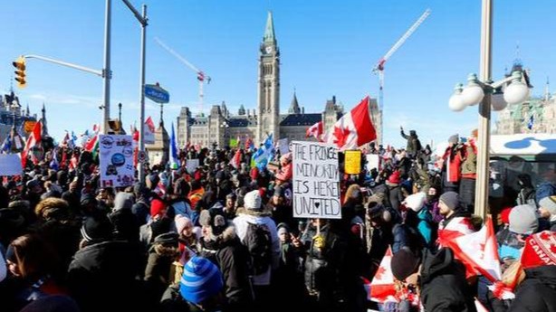 Toronto,  Canada,  Ottawa,  Freedom Convoy,  RCMP