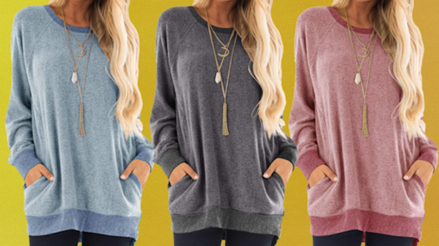 Amazon's best-selling sweatshirt, Dofaoo crewneck sweatshirt , colours on Amazon,  still on sale, World