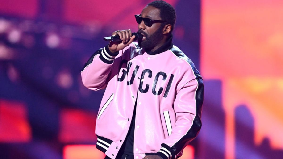 Onstage at the 2022 Brit Awards, 2022 Brit Awards, Elba , World, Gucci gang's president