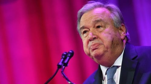 Antonio Guterres,  Russia,  Ukraine,  Stephane Dujarric,  Dymtro Kuleba