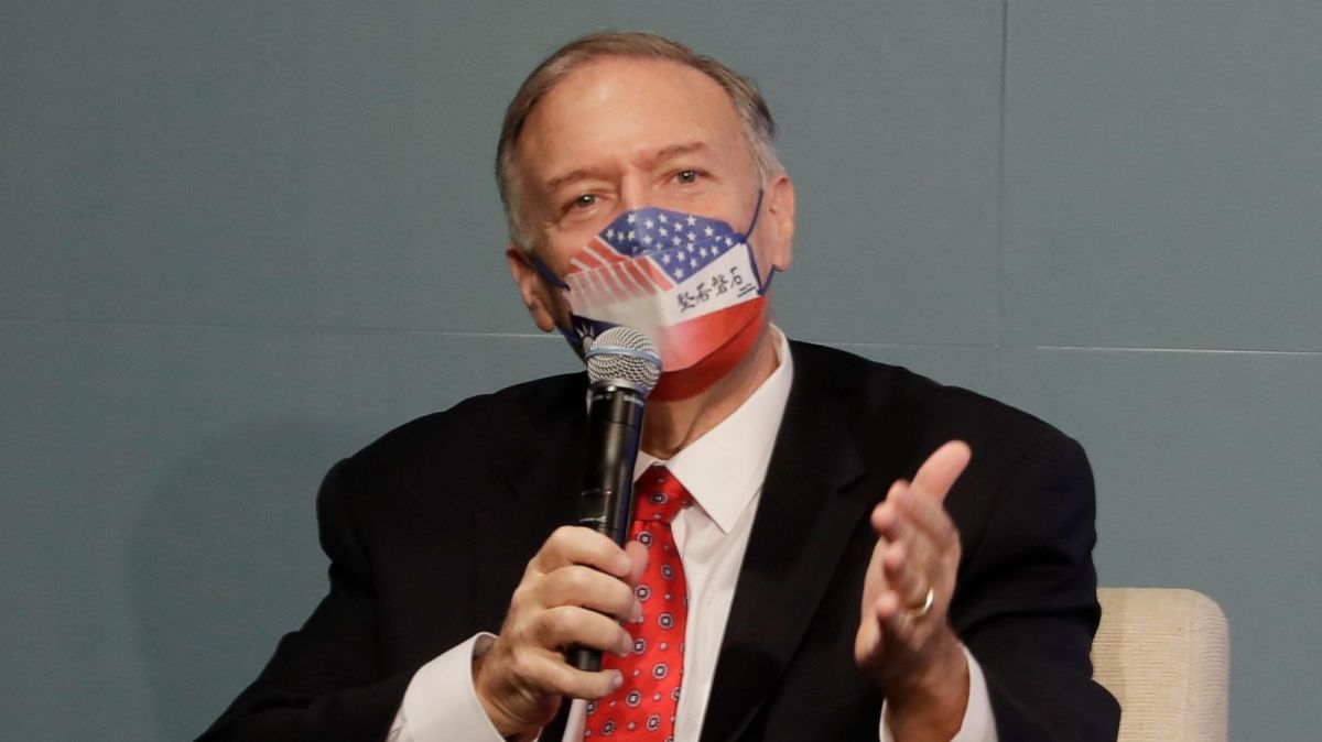 Mike Pompeo,  Taipei,  Taiwan,  Tsai Ing-wen,  Wang Wenbin
