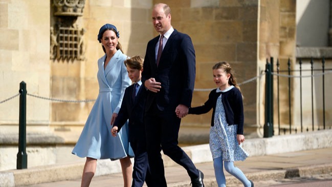 Kate Middleton, fashion, design, World, people,  blue Easter dress