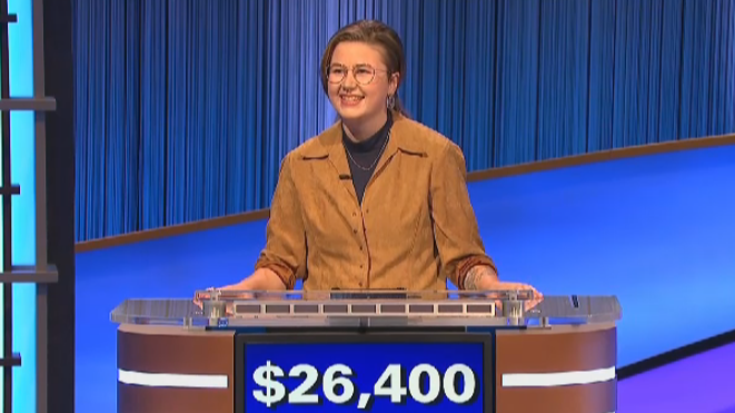 Mattea Roach,  Nova Scotia,  Jeopardy,  Loni Lewis,  Elizabeth Conrad