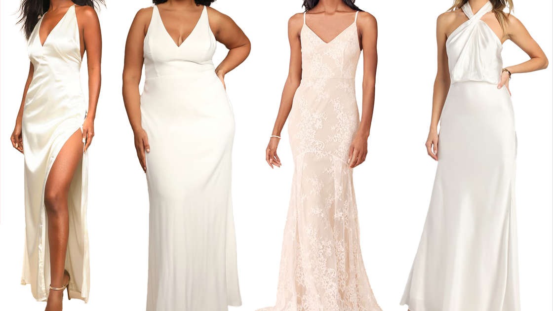 Lulu's Seal, gown, Amazon , Lace Ball Gown,  Los Angeles couple , World