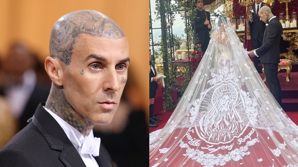 V5Kourtney Kardashian, World, Dolce & Gabbana, Ristorante Puny, Gabbana bridal look