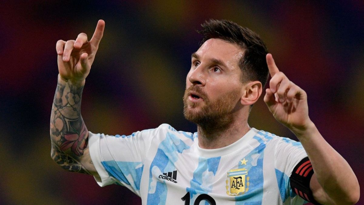 World , Football , Argentina , Messi , 5 -0