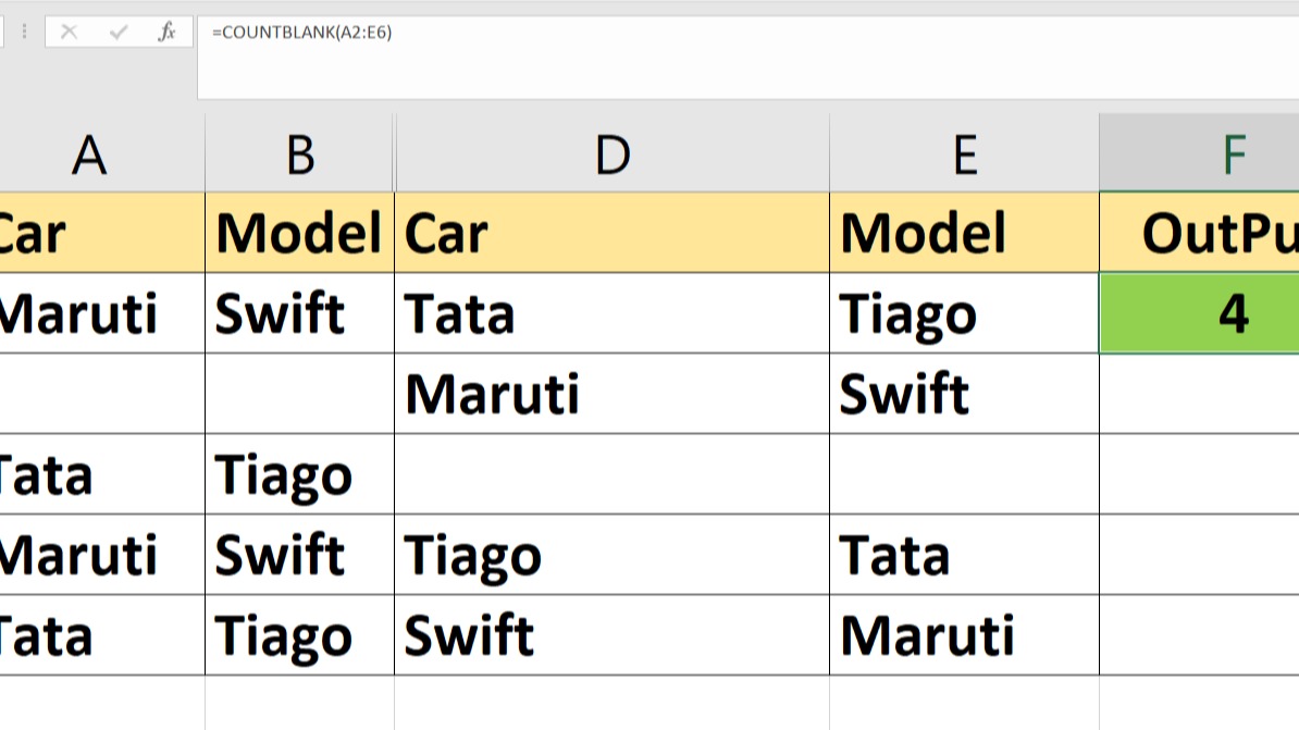 COUNT BLANK In Excel count-blank-in-excel