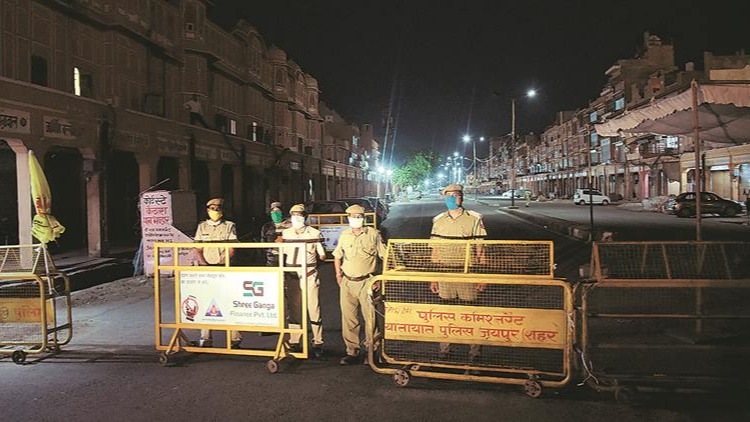 Image of a woman getting tested for the virus.