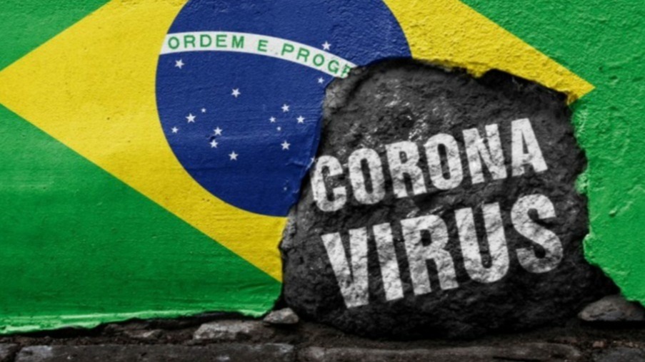 Brazil, Flag, CORONA virus, Death spot