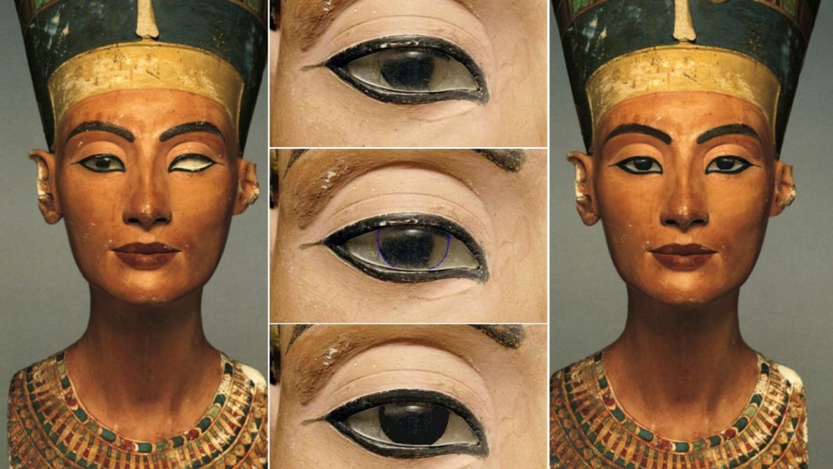 art, eye, Nefertit's eye
