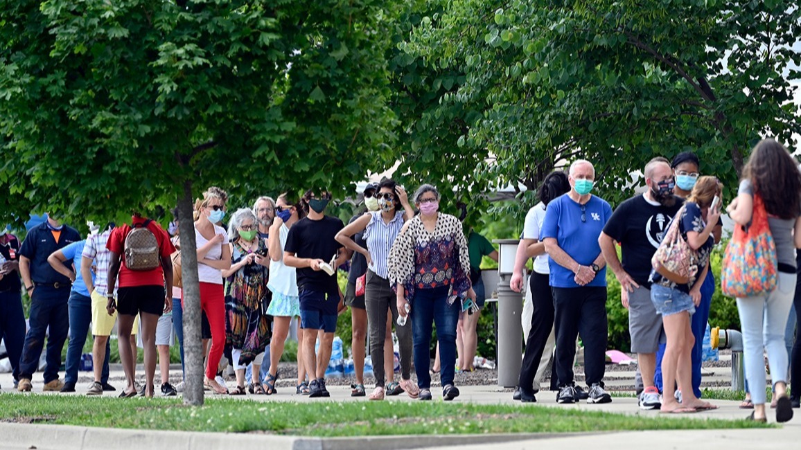 New York, Kentucky, Primary Voters Turn Out Despite Pandemic, Senate Majority Leader Mitch McConnell.