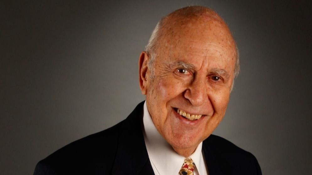 Carl Reiner, Ocean&rsquo;s Eleven, George Clooney, Saul Bloom, Comedy legend, Emmy Hall, Caesar's Hour.