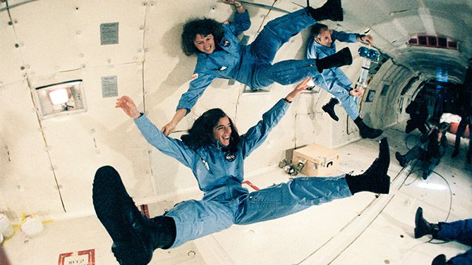 Riding the 'vomit comet' with first disabled astronaut John McFall