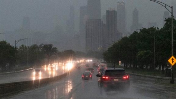 Incredible Storm Leaves Devastation Across US Midwest., Super Derecho, Cedar Rapids, MidAmerican Energy, Des Moines, Marshall County,  Wisconsin and Illinois, Illinois, Chicago and into Indiana and Michigan.