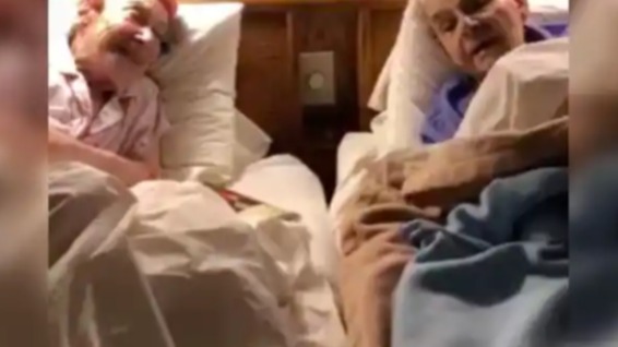 people, couple, love, corona virus, love for each other, singing songs for each other, Elder Couple Sings Song For Each Other In Viral Video.