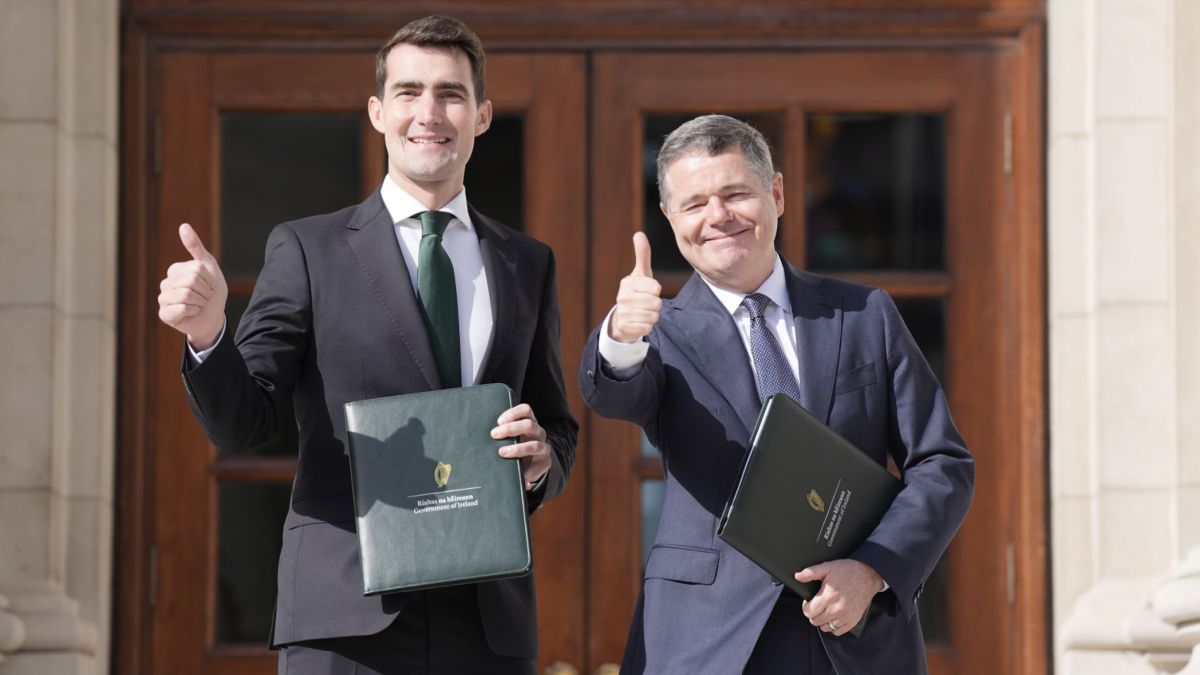 Ireland budget,  tax cuts,  cost-of-living support,  Jack Chambers,  pre-election budget,  Sinn F&eacute;in,  infrastructure investment,  housing crisis,  Apple tax windfall