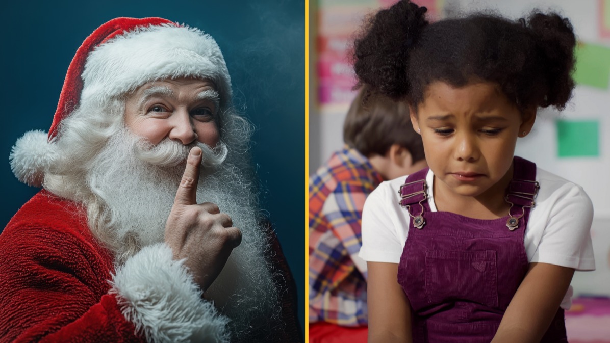 Vicar apology,  Santa Claus,  Christmas,  Lee-on-the-Solent Junior School,  Religious Education lesson,  Father Christmas not real,  emotional reaction,  Christmas lesson,  parenting,  sensitivity in education