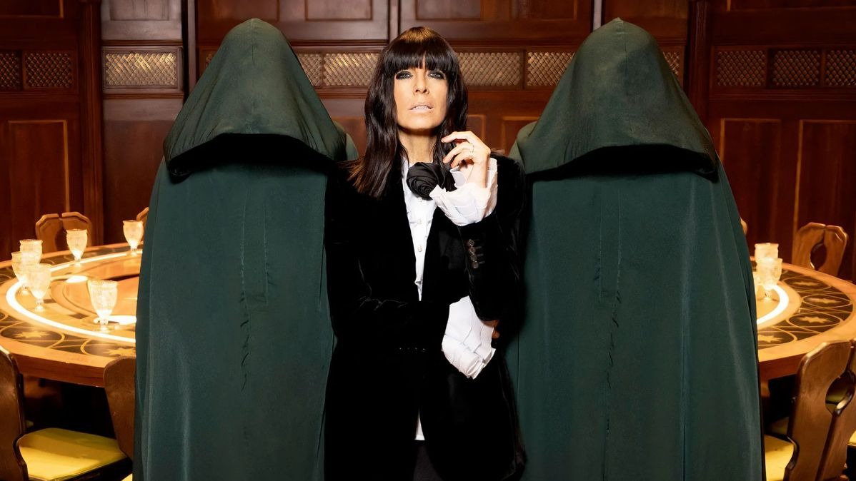 The Traitors,  Alex Oleksy,  Ardross Castle,  Claudia Winkleman,  Scottish Highlands,  reality TV,  traitors vs. faithfuls,  psychological game,  wedding secrets,  drama in The Traitors