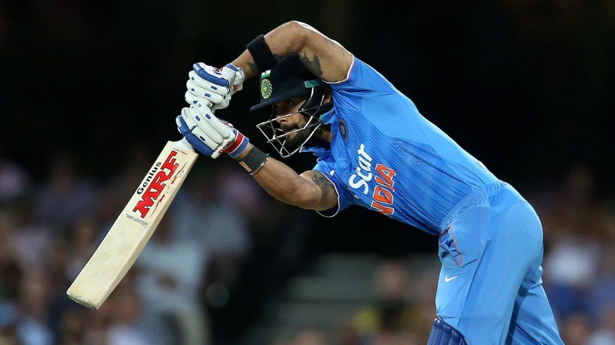 Virat Kohli's gives A Trick For Perfect Bat