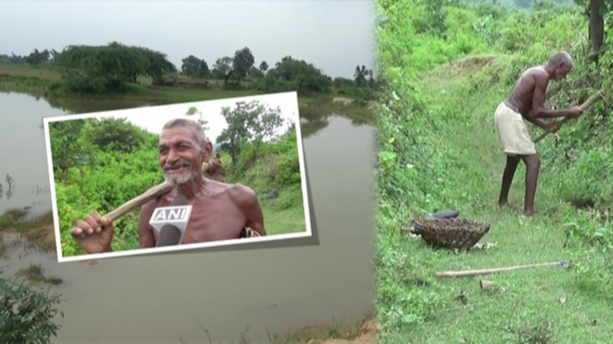 State Man , Ram Vilas Singh, canal, Kothilawa,  village , gava