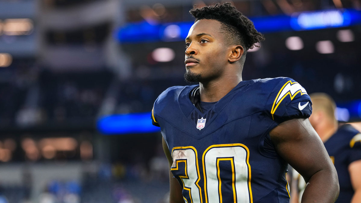 Los Angeles Chargers,  Philadelphia Eagles, Chargers, Kimani Vidal, impact of even carry distribution on Kimani Vidal,  Chargers overtime victory running back analysis,  how shared carries affected Vidal&rsquo;s performance,  Chargers backfield usage strategy explained,  role of Kimani Vidal in overtime success