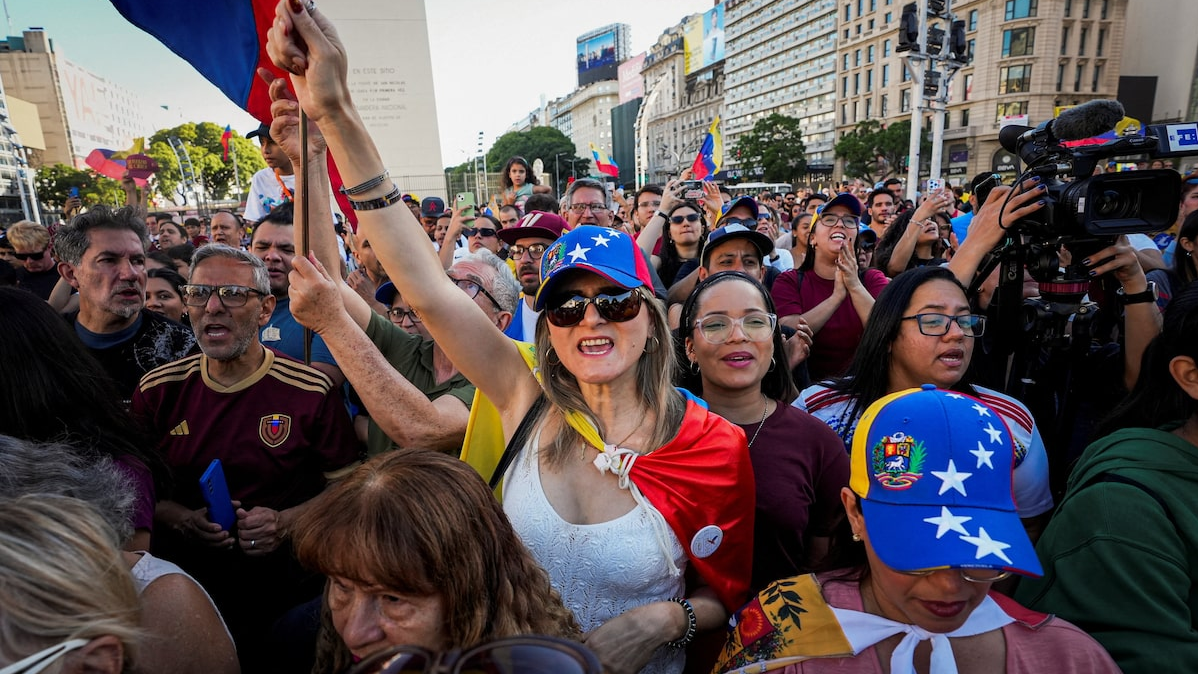 trump maduro capture 2026,  latin america shift to the right,  nicolas maduro arrest news,  trump donroe doctrine venezuela,  javier milei reaction maduro capture,  brazil lula condemns us raid,  mexico claudia sheinbaum venezuela statement,  regional allies support trump 2026,  venezuela interim president delcy rodriguez,  us military strike caracas 2026