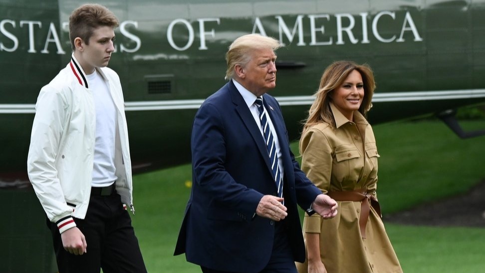 Mrs. Trump , Melania Trump, Trump's son, COVID-19, health