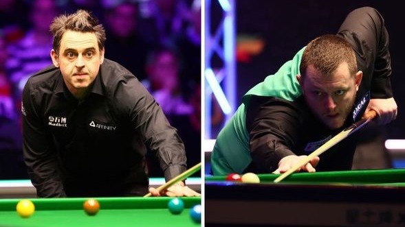 Ronnie O'Sullivan, Mark Allen, The Snooker Table., Snooker, Ronnie, Allen
