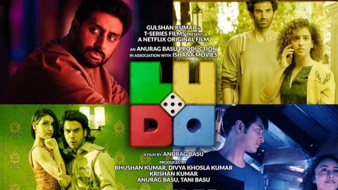Ludo, Ludo review, movie review, Anurag Basu,  Rajkummar Rao, Fatima Sana Sheikh, Pankaj Tripathi, Abhishek Bachchan, Netflix, Aditya Roy Kapoor